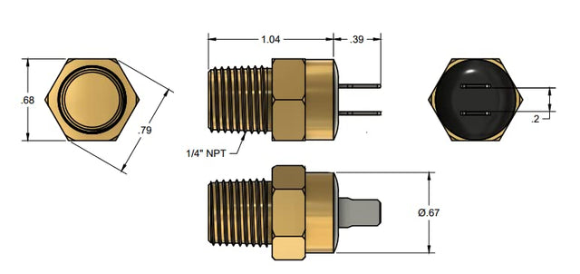 Wholesale Sensors Pentair 42002-0025S Replacement 140F Automatic Gas Shutoff (AGS) Switch for Pool and Spa Heater 18 Month Warranty