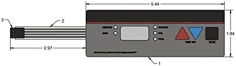 Replacement Hayward FDXLBKP1930 Keypad Membrane Switch,12 Month Warranty for Pool Heaters - Image 7
