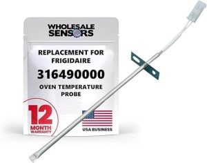 Replacement for Frigidaire 316490000 Oven Probe Temperature Sensor Made in The USA 12-Month Warranty
