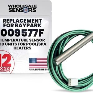 Replacement for Raypak 009577F Temperature Sensor IID Units, Made in The USA, 12 Month Warranty, for Pool & Spa Heaters
