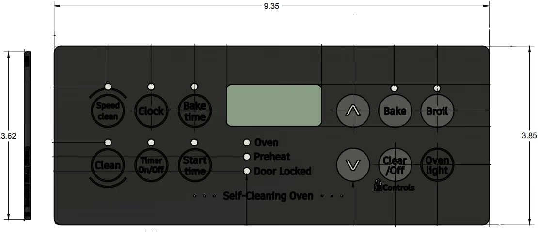Frigidaire 316419303 Range Oven Touchpad Overlay, Replacement with 12 Month Warranty & USA Business - Image 2