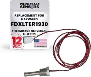 Wholesale Sensors Replacement for Hayward FDXLTER1930 FD Thermistor Sensor, Made in The USA, 12 Month Warranty, for H-Series Low Nox Pool Heaters Models