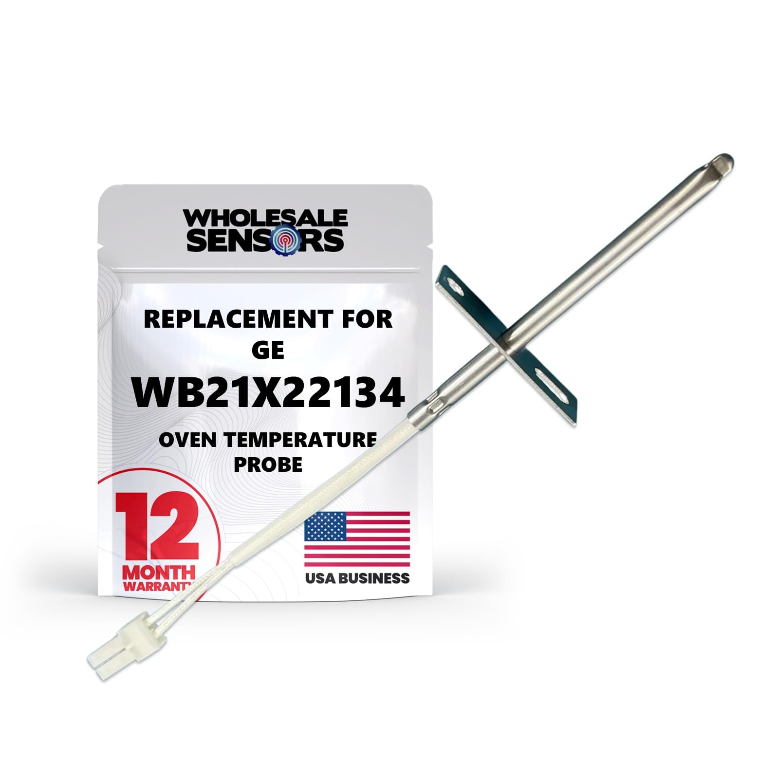 Replacement GE WB23X5340 Oven Temperature Probe 12 Month Warranty & USA Product Support