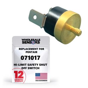 Replacement for Pentair 071017 150-Degree, 12 Month Warranty, Hi-Limit Safety Shut Off Switch for Pentair MiniMax and PowerMax Pool/Spa Heaters