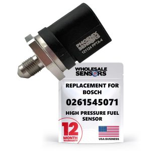 Replacement for Bosch 0261545071 High Pressure Fuel Sensor 12 Month Warranty