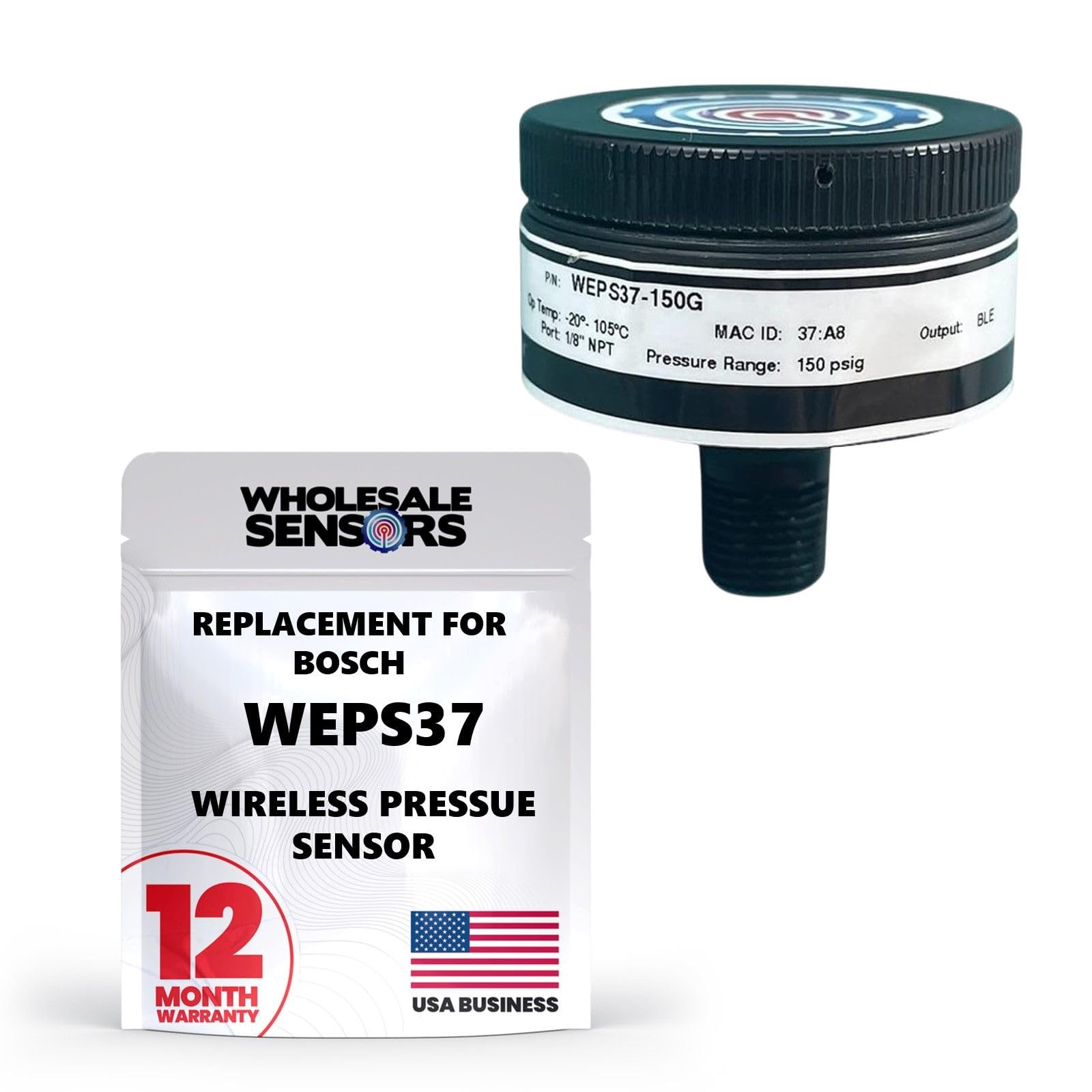 Miniature Wireless Pressure Sensor WEPS37