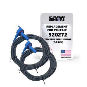 Replacement Pentair 520272 Air/Water/Solar Temperature Sensor, 20-Feet Cable for Pool/Spa 12 Month Warranty