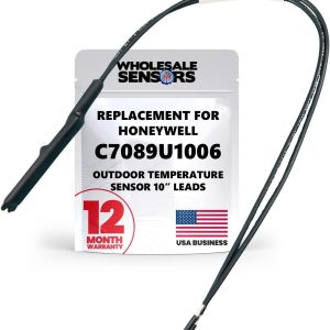 Honeywell C7089U1006 Replacement Outdoor Temperature Sensor 10" Made in The USA 12 Month Warranty