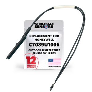 Honeywell C7089U1006 Replacement Outdoor Temperature Sensor 10" Leads by Wholesale Sensors 12 Month Warranty