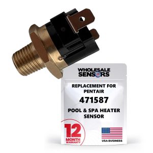 Wholesale Sensors Replacement for Pentair 471587 Hi Limit Thermostat Sensor MiniMax Pool & Spa Heater 12 Month Warranty