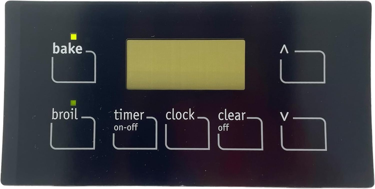 Replacement Electrolux Frigidaire 316220725 Black Electronic Oven Control (EOC) Clock Overlay for Range/Stove/Oven, 12 Month Warranty & USA Business - Image 4
