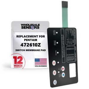 Wholesale Sensors Pentair 472610Z Replacement Switch Membrane Pad for MasterTemp Pool and Spa Heater Electrical System 12 Month Warranty