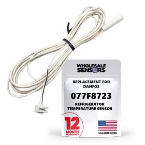 Replacement for Danfoss 077F8723-12 Month Warranty - Temperature Sensor for ETC & ERC Controllers for Commercial Refrigeration Applications