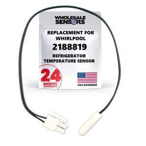 Whirlpool 2188819 Replacement Refrigerator Air Temperature Sensor Thermistor 24 Month Warranty