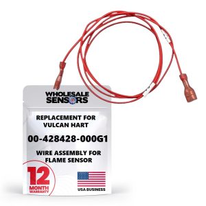 Replacement Vulcan Hart 00-428428-000G1 Wire Assembly for Flame Sensor, Made in The USA & 12 Month Warrany