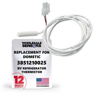 Replacement Dometic 3851210025 RV Refrigerator Thermistor, Made in The USA, 12 Month Warranty