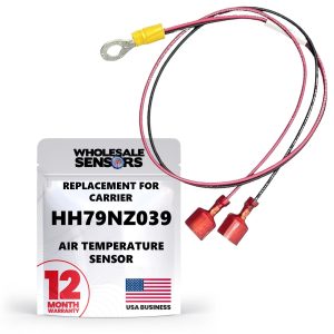 Replacement for Carrier HH79NZ039 Outdoor Air Temperature Sensor Thermistor, Made in The USA & 12 Month Warranty