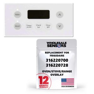 Frigidaire 316220700 316220728 Replacement Oven/Stove/Range Overlay 12 Month Warranty
