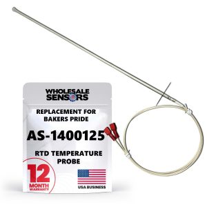 Replacement for Bakers Pride AS-1400125, Probe RTD, 12 Month Warranty