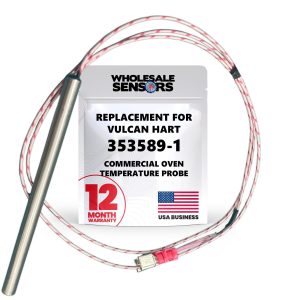 Replacement Vulcan Hart 353589-1 Temperature Probe for Commercial Ovens 12 Month Warranty