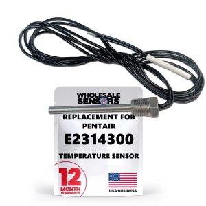 Replacement for Pentair E2314300-12 Month Warranty - Temperature Sensor for PowerMax PM Pool and Spa Heaters