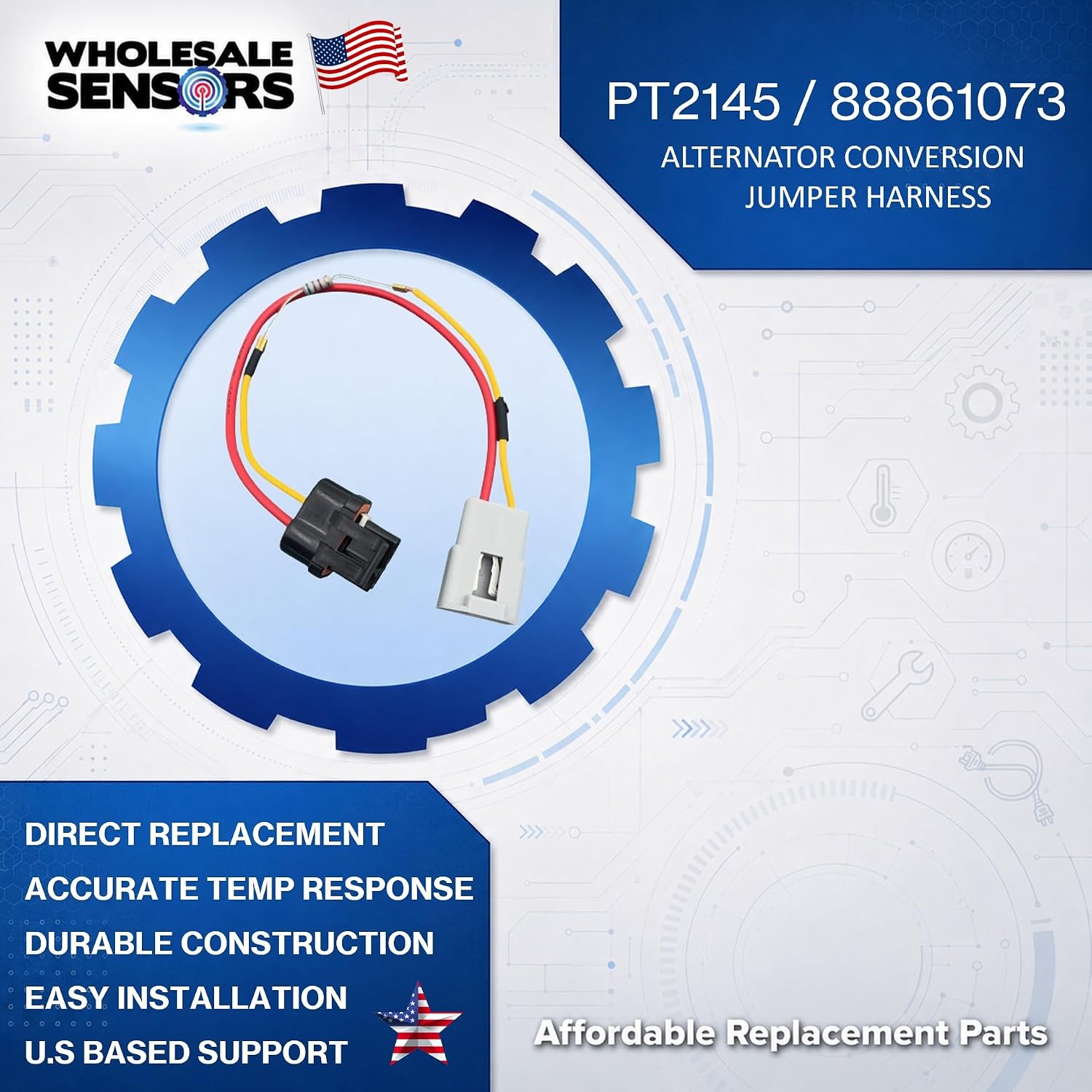 ACDelco GM PT2145 88861073 Alternator Conversion Jumper Harness, Replacement with 12 Month Warranty & Made in USA - Image 2