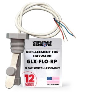Wholesale Sensors GLX-FLO-RP Flow Switch Assembly for Goldline Aquarite Salt Systems No Temperature Sensor Included,12 Month Warranty