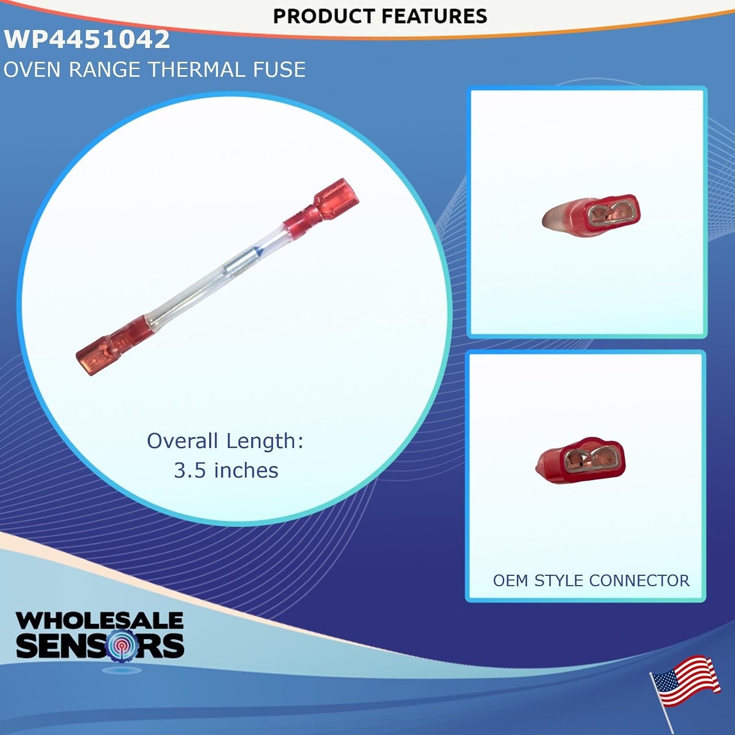 Replacement Whirlpool 4451042 WP4451042 Oven Range Thermal Fuse 12 Month Warranty & USA Support - Image 3