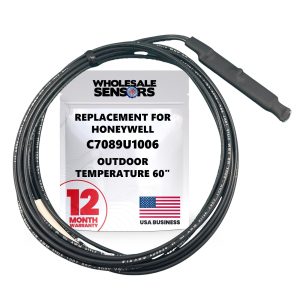 Replacement for Honeywell C7089U1006 Outdoor Temperature 60" Leads 12 Month Warranty