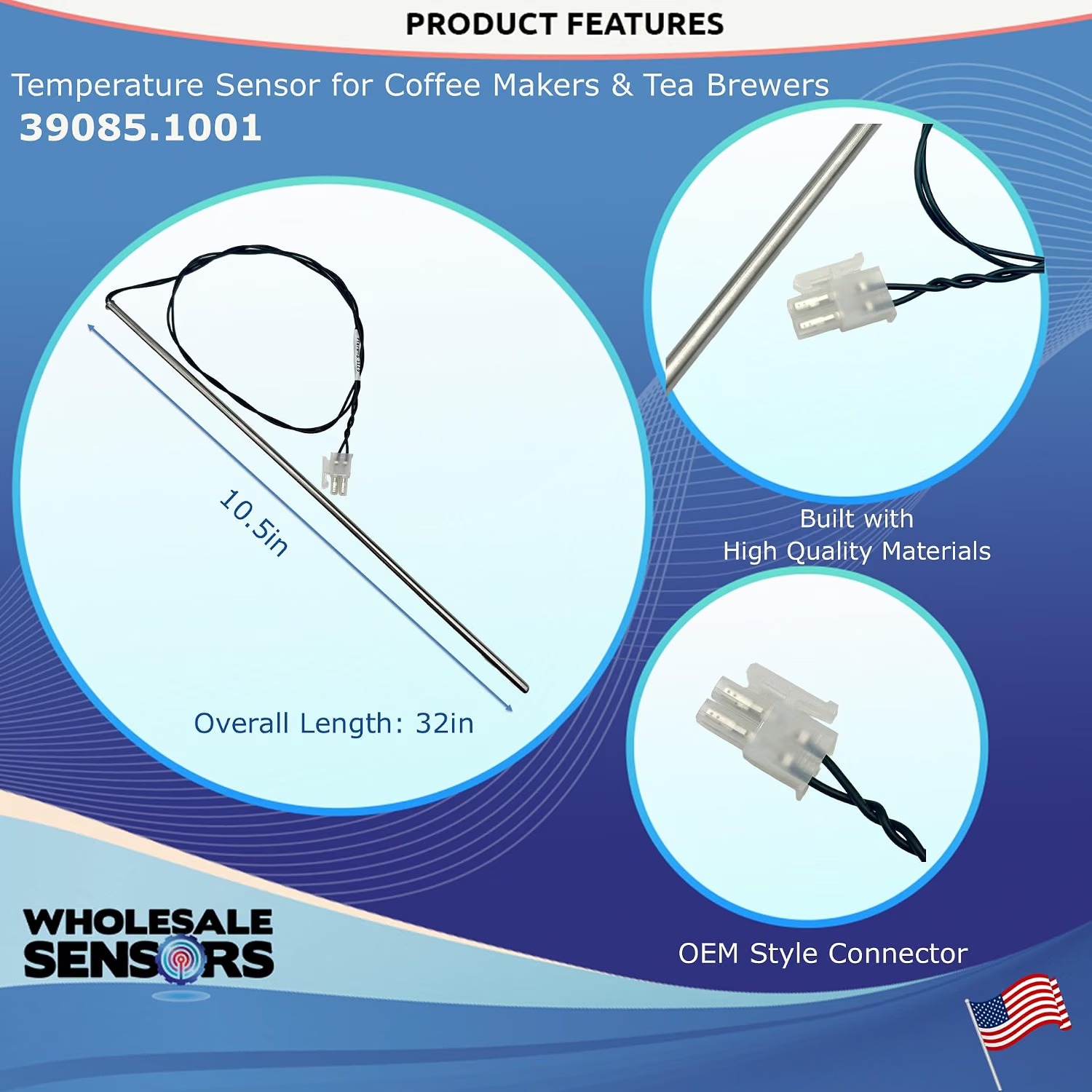 Bunn 39085.1001 Coffee Brewer Temperature Probe, Replacement with 12 Month Warranty & USA Business - Image 4
