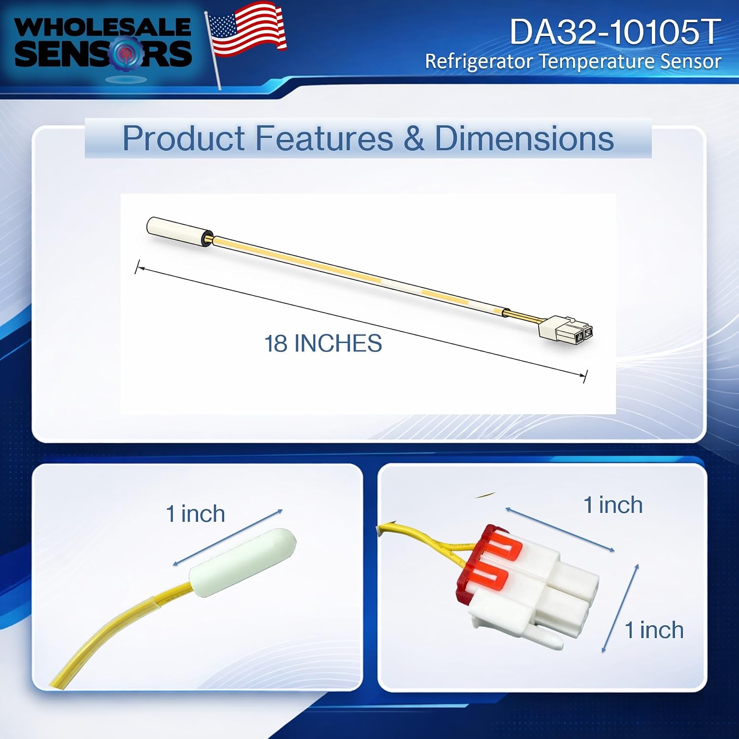 Samsung DA32-10105T Refrigerator Temperature Sensor, Replacement with 12 Month Warranty & USA Business - Image 4
