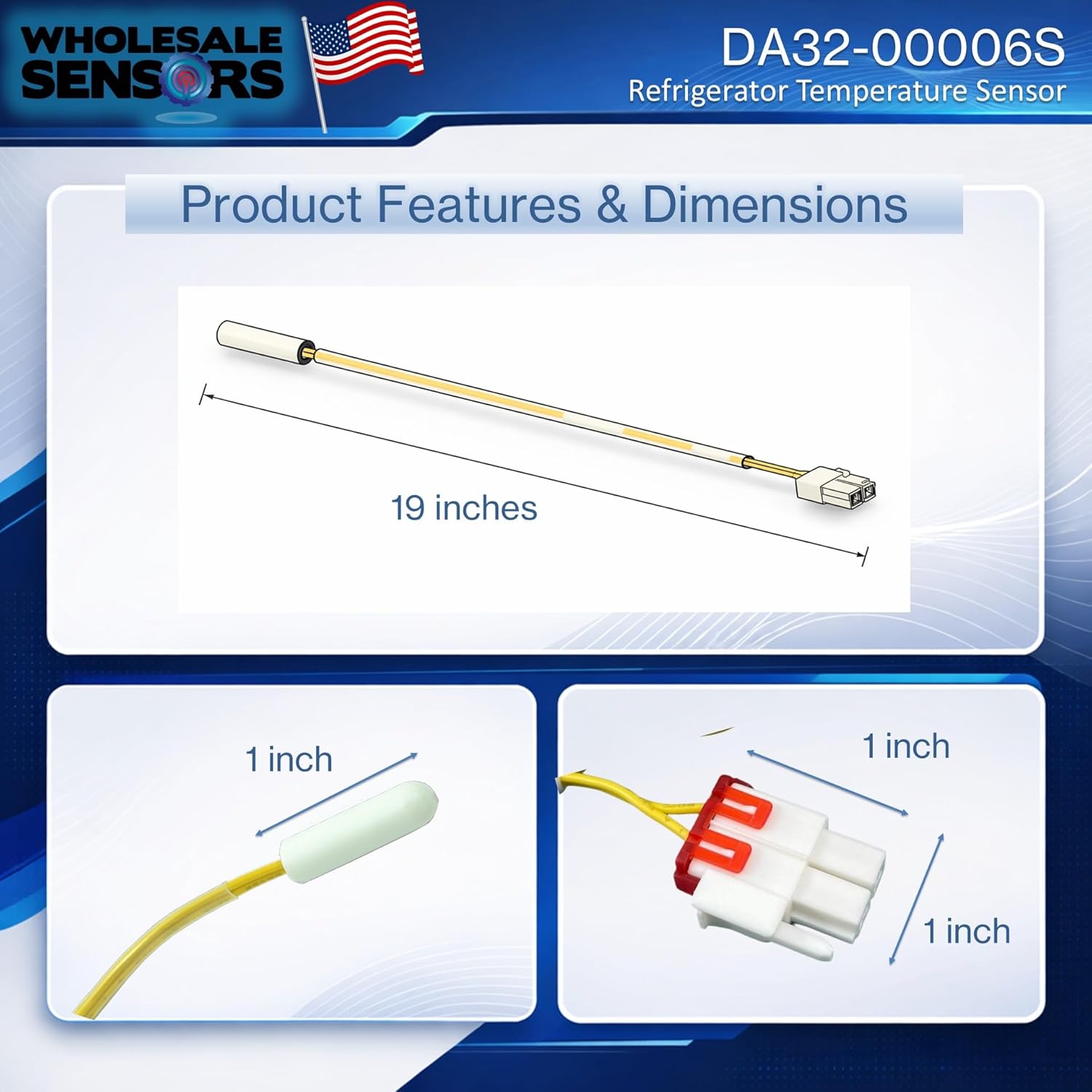 Replacement Samsung DA32-00006S Refrigerator Defrost Sensor with Ultimate Reliability | 24 Month Warranty & USA Support - Image 3
