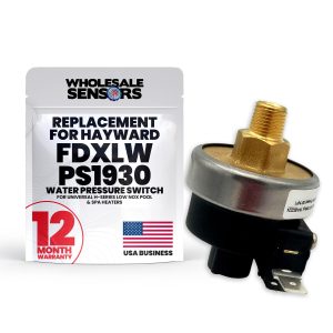 Wholesale Sensors Replacement for TecMark 4037P, 16A, 1/8" MNPT, SPST Pressure Switch Spa Heaters 12 Month Warranty