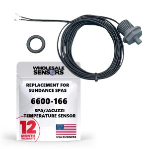 Replacement for Sundance Spas 6600-166 Spa/Jacuzzi Temperature Sensor 12 Month Warranty with Curled Finger Connector