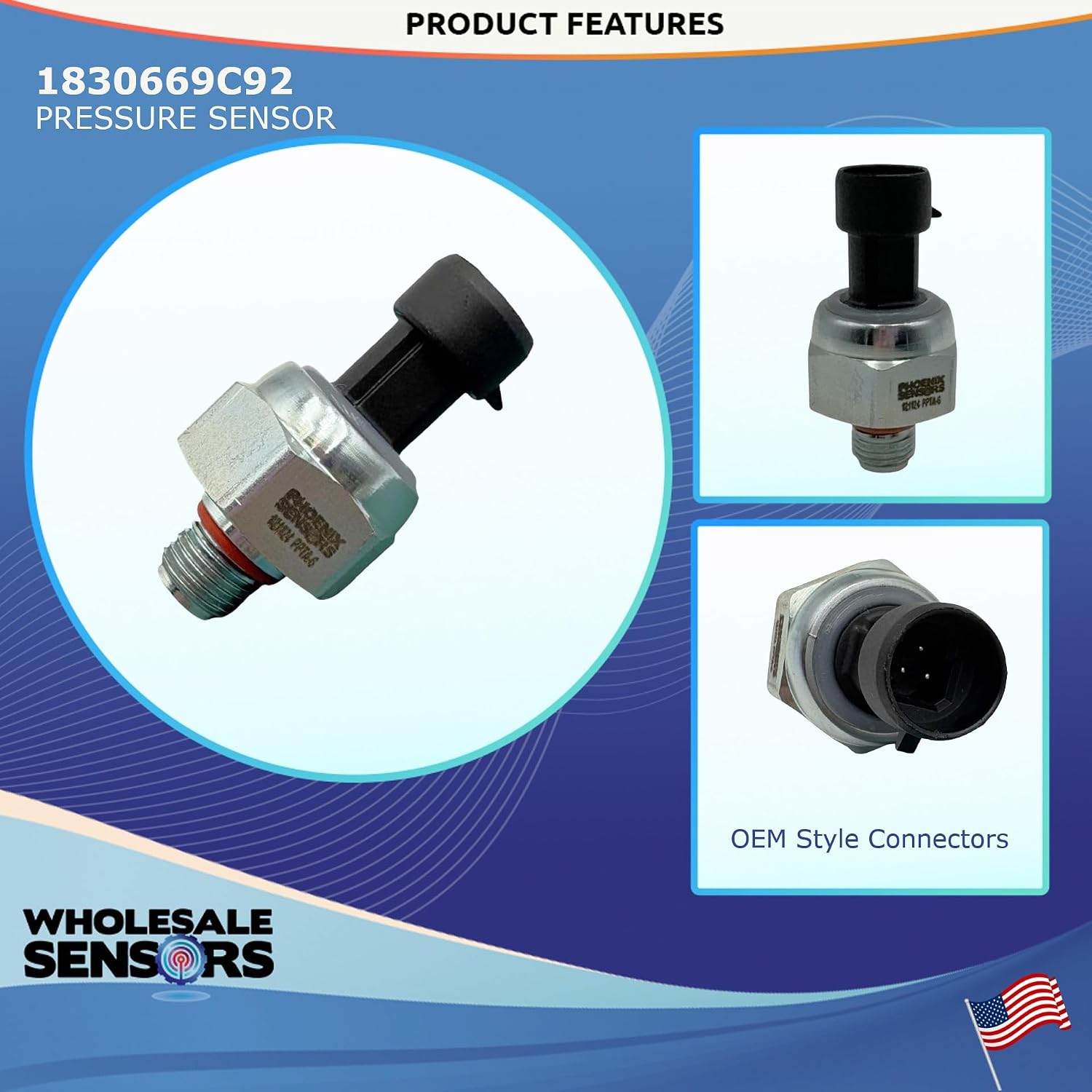 Navistar 1830669C92 Injection Control Pressure Sensor, Replacement with 12 Month Warranty & USA Business - Image 3