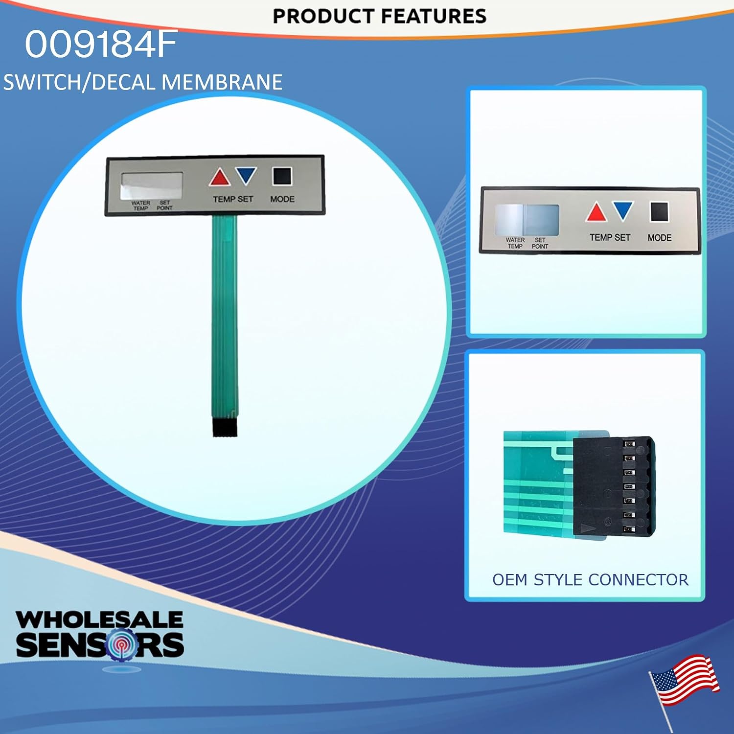 Raypak 009184F Heater Switch Membrane Decal, Replacement with 12 Month Warranty & USA Business - Image 3