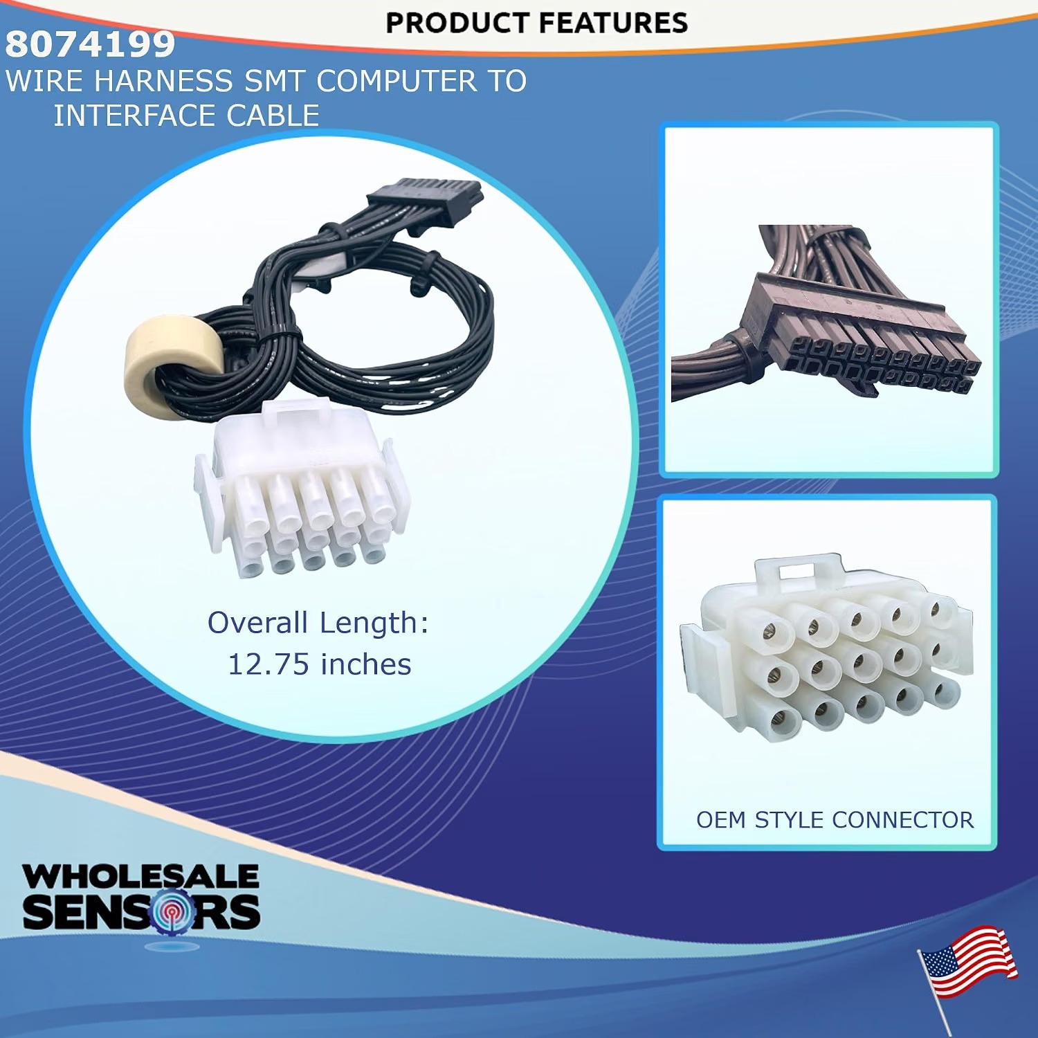 Frymaster 8074199 SMT Computer to Interface Cable Wire Harness, Replacement with 12 Month Warranty & Made in USA - Image 3