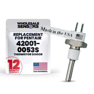 Replacement Pentair 42001-0053S Heater Thermistor Sensor for Spa & Pool Made in The USA & 24 Month Warranty