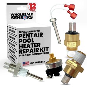 Wholesale Sensors Replacement for Pentair Pool Heater Repair Kit | High Limit Switch, Water Pressure Switch | 12 Month Warranty | 42002-0024S, 42001-0053S, 42001-0060S, 42002-0025S, 42001-0063S