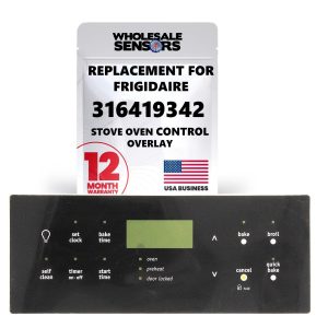 Frigidaire 316419342 Replacement Range Stove Oven Control Overlay 12 Month Warranty