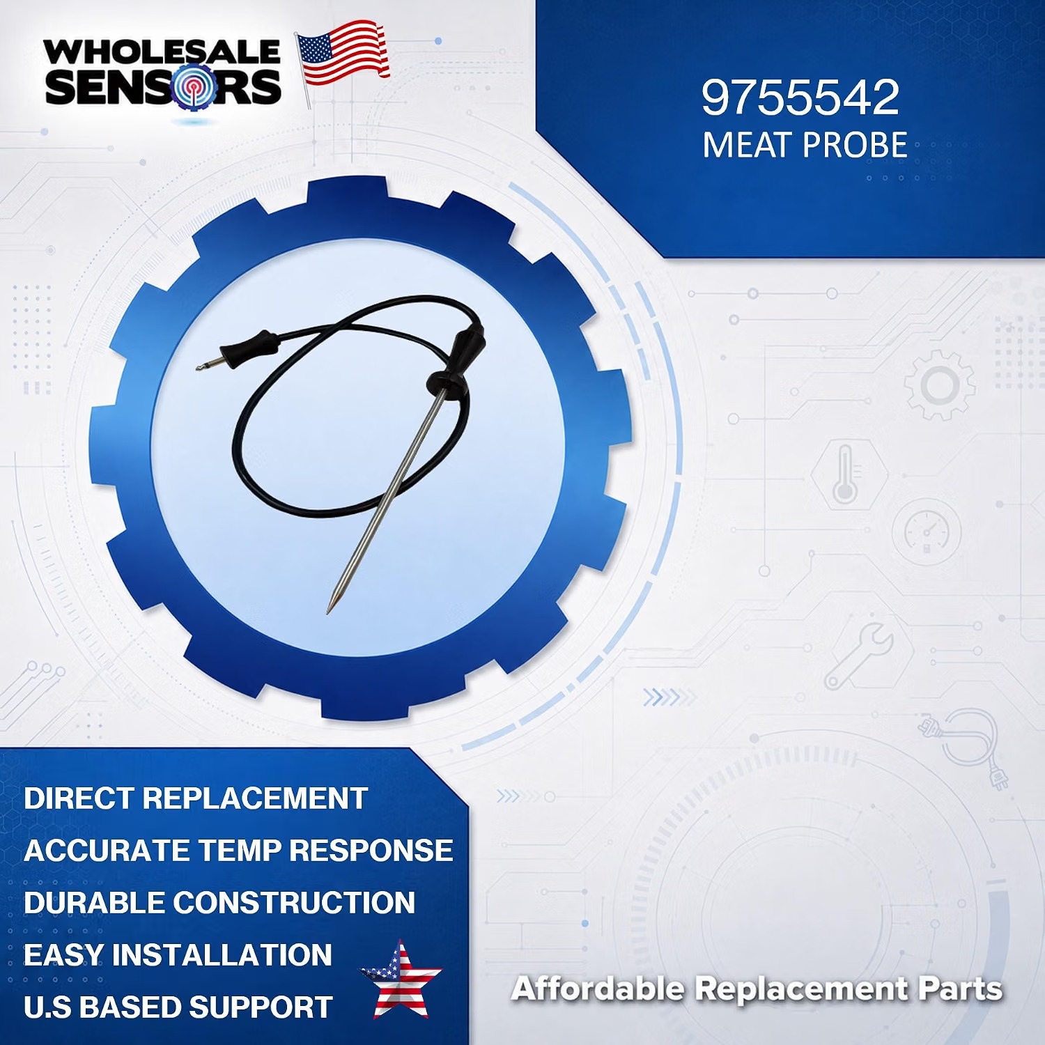 9755542 Meat Probe Replacement 12-Month Warranty - Image 2