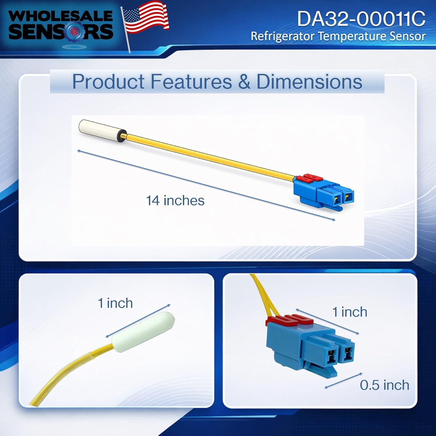Replacement Samsung DA32-00011C Refrigerator Temperature Sensor with Ultimate Accuracy | 12 Month Warranty & USA Support - Image 6