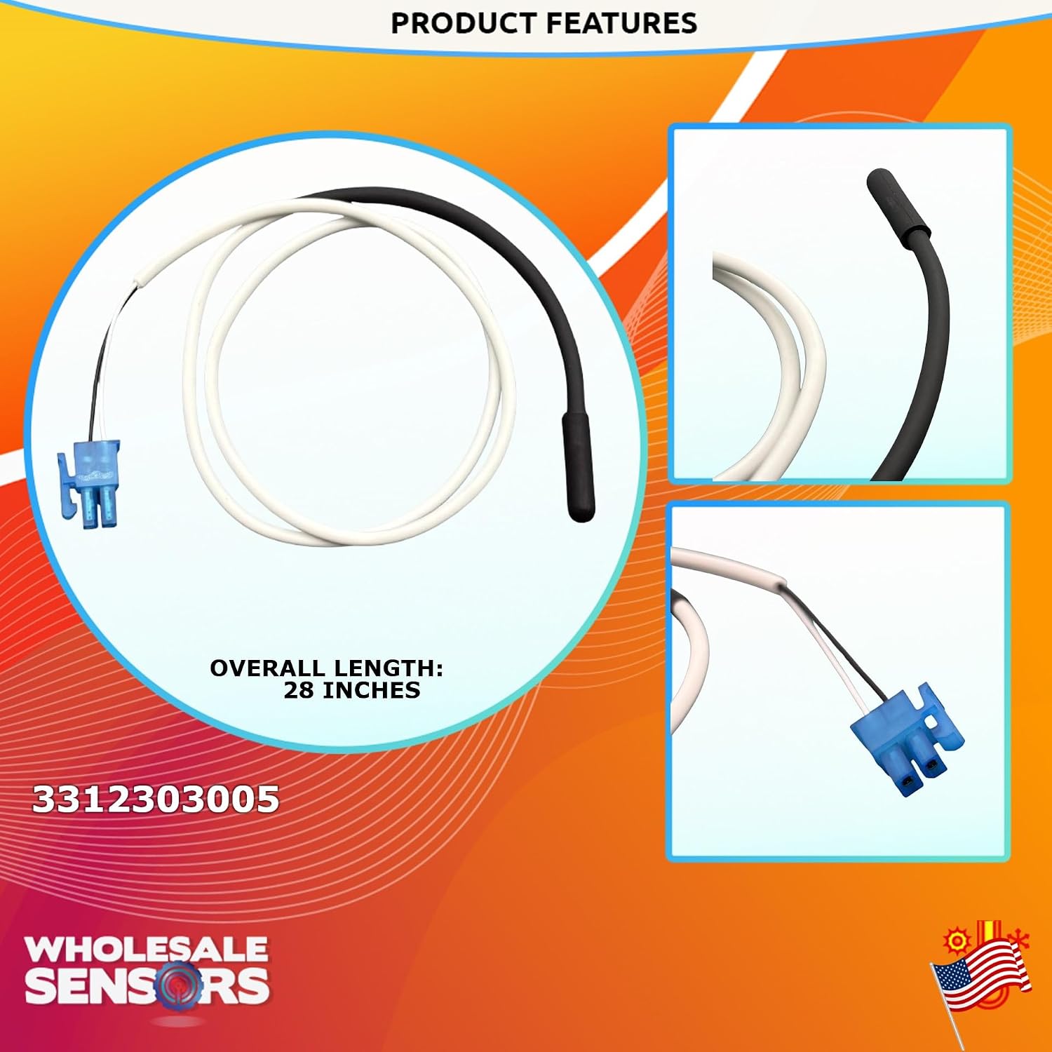 Wholesale Sensors Dometic 3312303005 Replacement Thermistor RV Air Conditioner 24 Month Warranty - Image 4