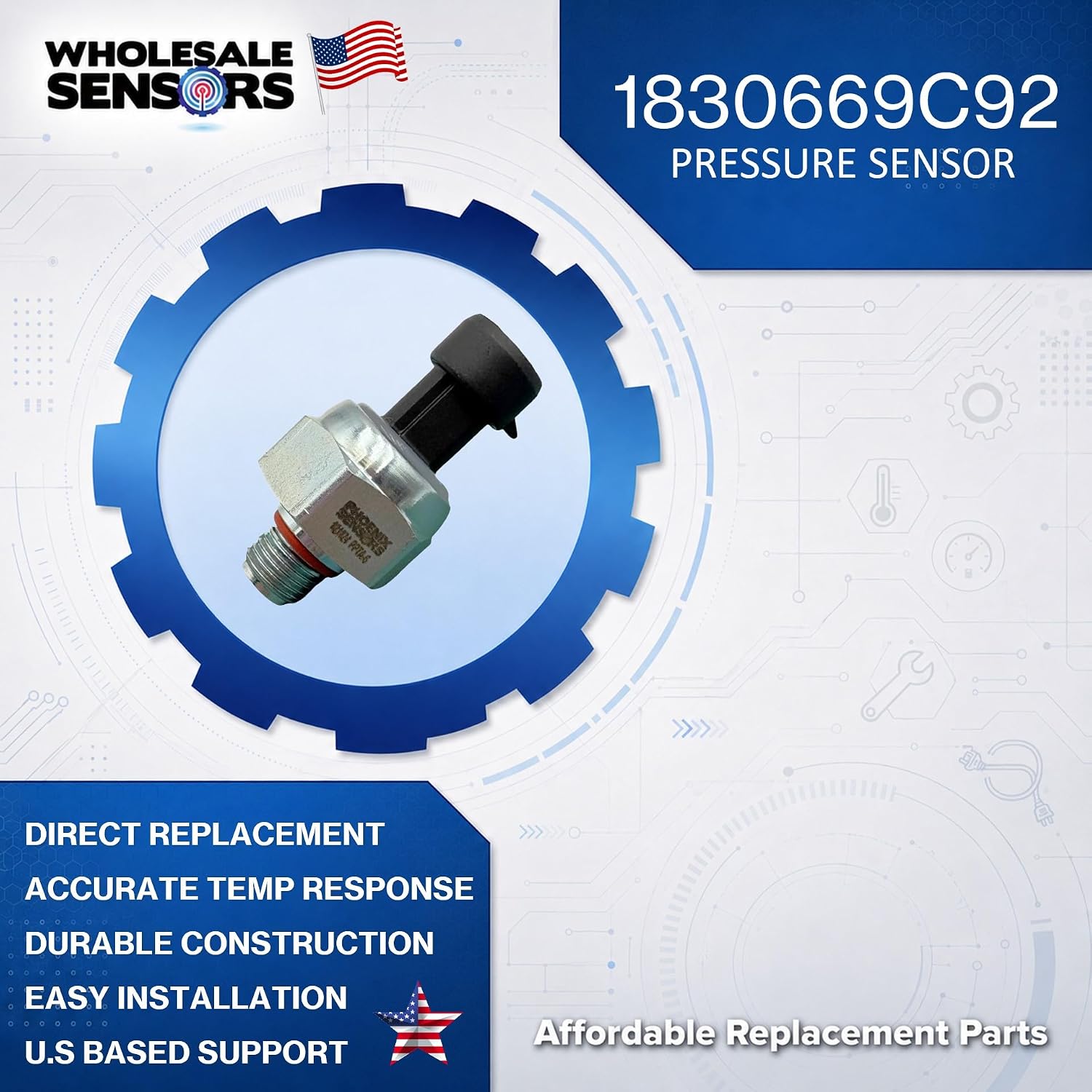 Navistar 1830669C92 Injection Control Pressure Sensor, Replacement with 12 Month Warranty & USA Business - Image 2