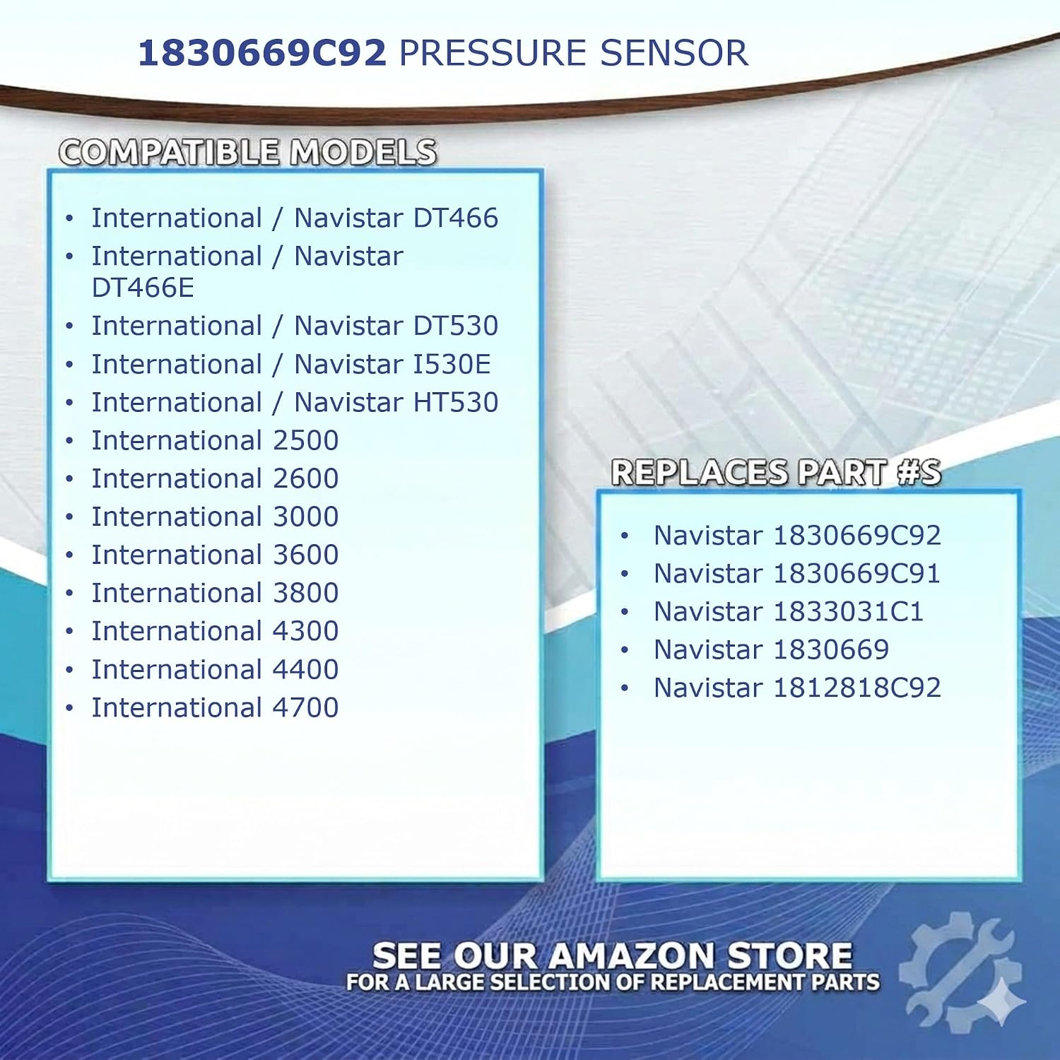 Navistar 1830669C92 Injection Control Pressure Sensor, Replacement with 12 Month Warranty & USA Business - Image 4