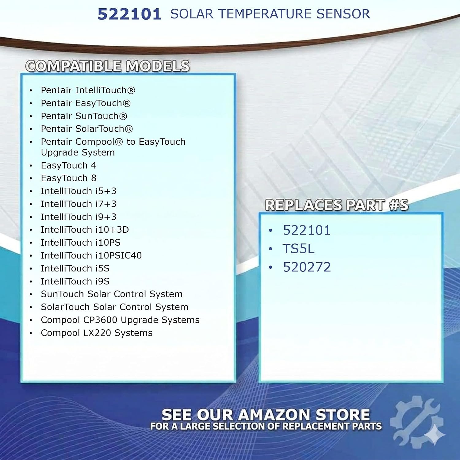 Pentair 522101 Solar Temperature Sensor, Replacement with 12 Month Warranty & Made in USA - Image 4