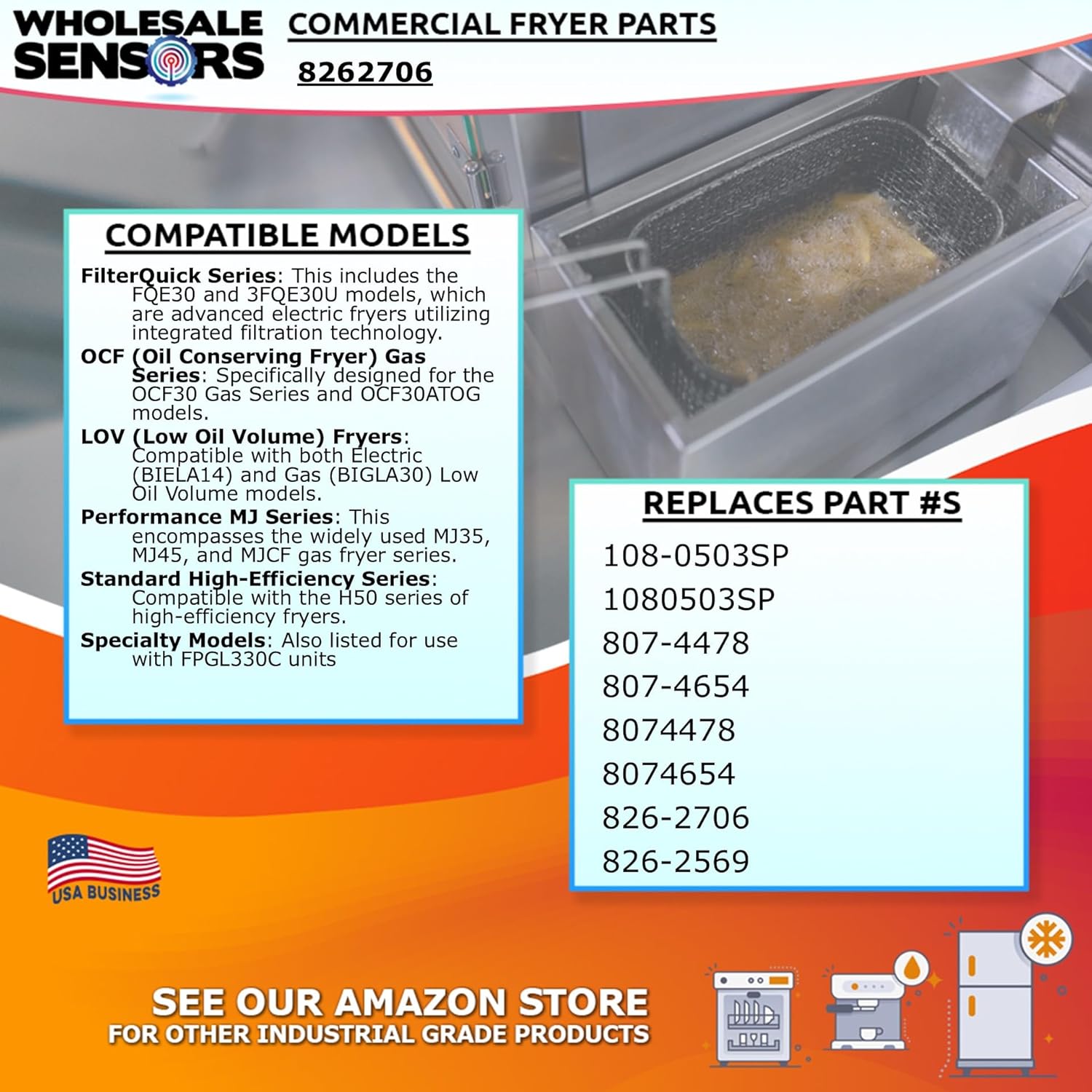 Replacement Frymaster 8262706 Probe Kit ATO/AIF with Ultimate Reliability | 12 Month Warranty & USA Support - Image 4