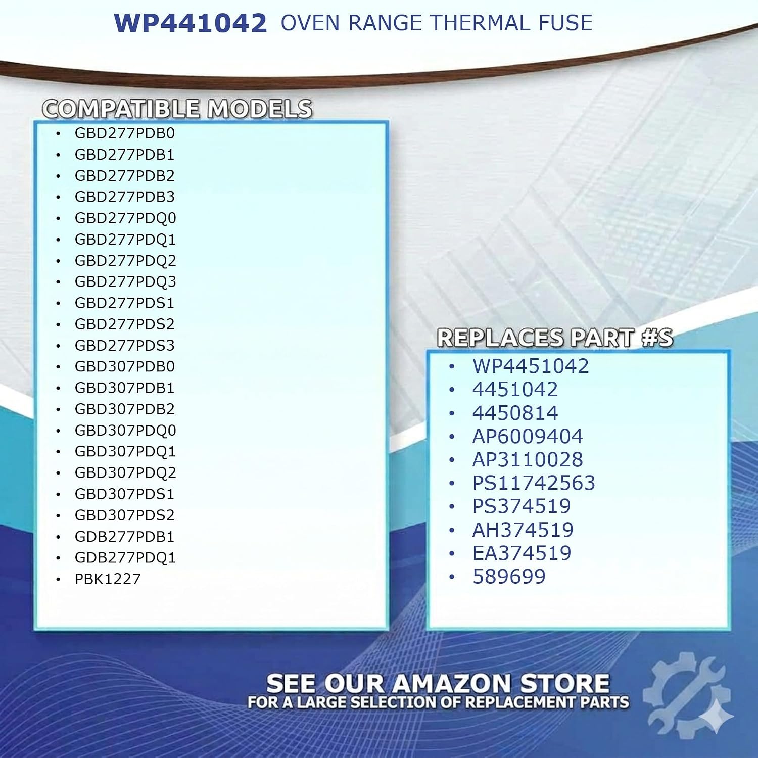 Replacement Whirlpool 4451042 WP4451042 Oven Range Thermal Fuse 12 Month Warranty & USA Support - Image 4