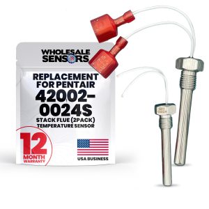 Wholesale Sensors Replacement Pentair 42002-0024S Stack Flue Sensor (2-Pack) 12-Month Warranty & USA Support