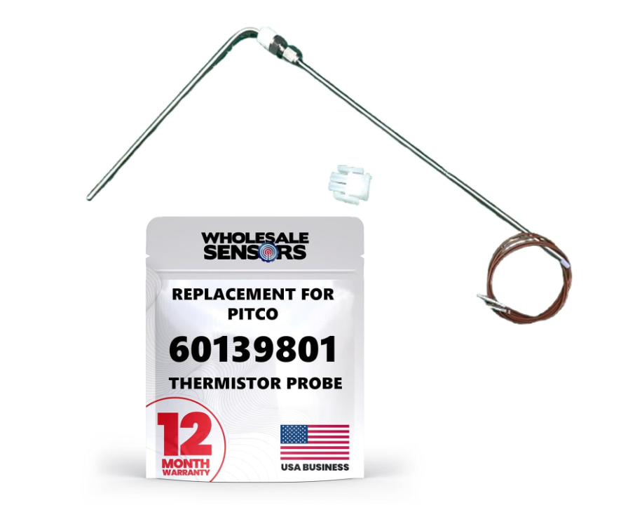 Pitco 60139801 Thermistor Probe, Fast Temperature Sensor for SG/SSH Commercial Gas Fryers